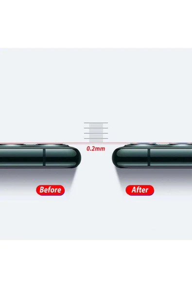 ???? Iphone 12 Kamera Lens Koruyucu Cam Film - Resim 3