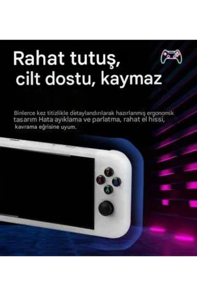 RG50XX Retro Oyun Konsolu,5 İnç HD IPS Ekran,Çift Joystick,64GB Kart,Linux Sistem,HD TV Out Konsol - Resim 8