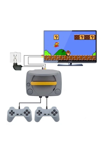 Super 8 Bit Tv Game Yeni Version Retro Televizyon Atarisi Tabanca Tüplü Tv De Çalışır - 5