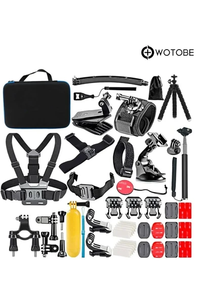 50 Parça Aksiyon Kamerası Aksesuar Seti - 2