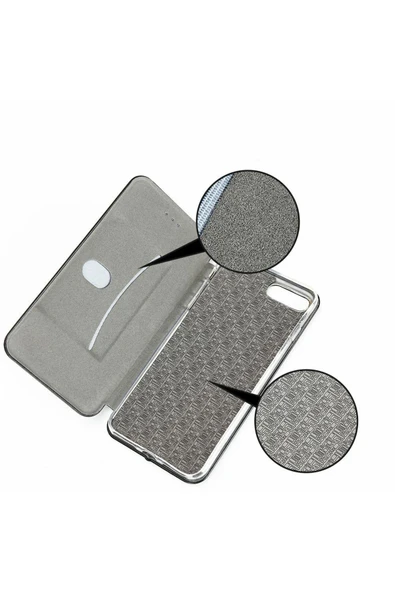 Apple Iphone X Manyetik Stantlı Flip Cover Kılıf - Resim 3