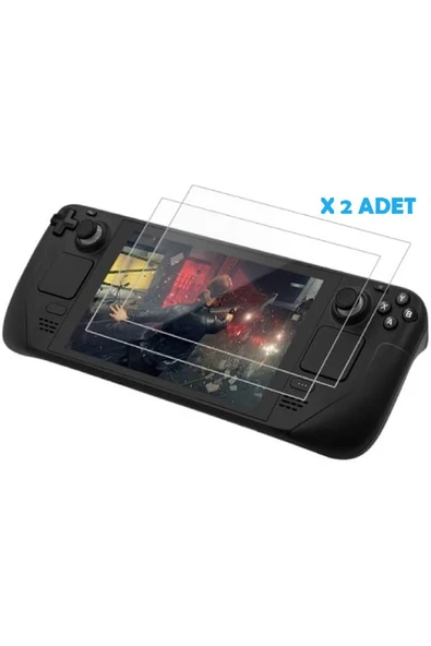 Steam Deck Oyun Konsolu 9h Temperli 2'li Cam Ekran Koruyucu - 1