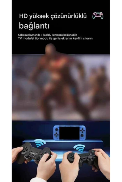 RG50XX Retro Oyun Konsolu,5 İnç HD IPS Ekran,Çift Joystick,64GB Kart,Linux Sistem,HD TV Out Konsol - Resim 6