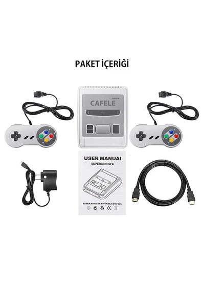 Retro 8 Bit 621 Oyunlu Sfc Hdmi Oyun Konsolu-ultra Mini - 4