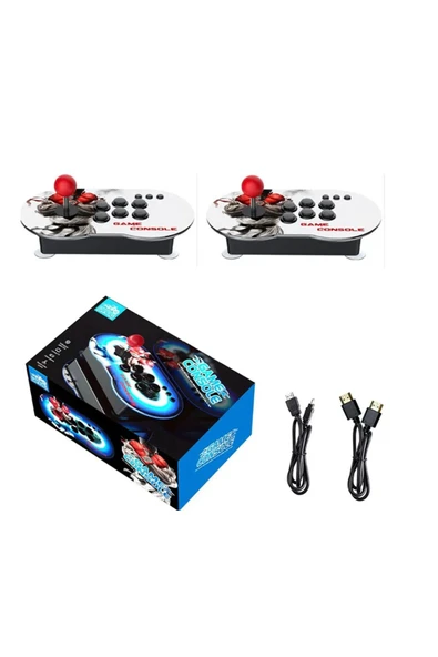 M9 64GB Arcade Retro 4K HDMI Oyun Konsolu 10000 Oyun Çift Kontroller - Resim 8