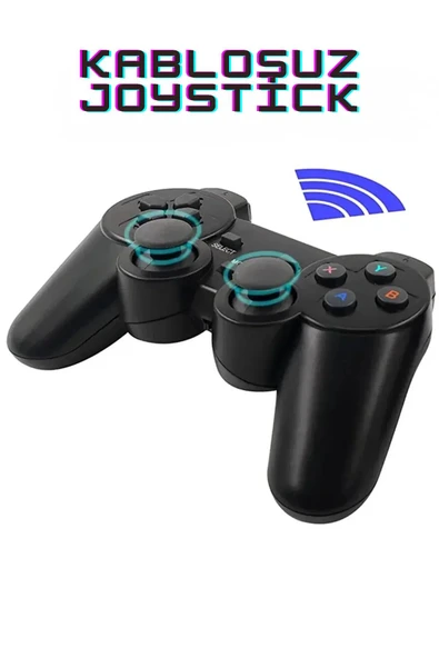 GT-65 YouTube,Netflix,Google Android TV Box 10000 Game Kablosuz kol Retro Arcade Oyun Konsolu - Resim 5