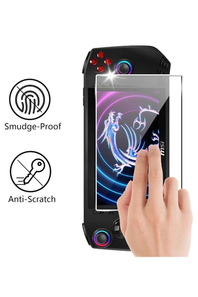 MSI Claw A1M 7 Inç uyumlu [7 inç] Nano 9H Cam Ekran Koruyucu-2 Adet - 5