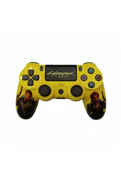 PS4-PC-Android BOX-Android-IOS Telefon Tablet Uyumlu Desenli Titreşimli Bluetooth Oyun Kolu