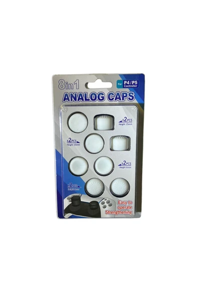 Ps4-Ps5 Uyumlu 8in1 Analog Koruyucu ve Yükseltici Pad ürün görseli 1
