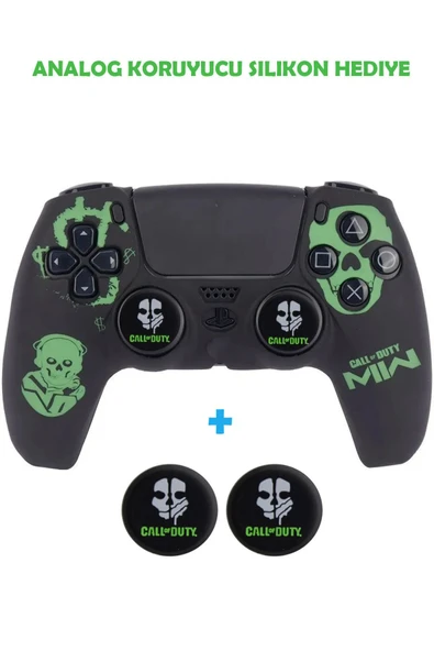 PS5 Dualsense Call Of Duty  Koruyucu Silikon Kılıf + Analog silikon Koruyucu - 2