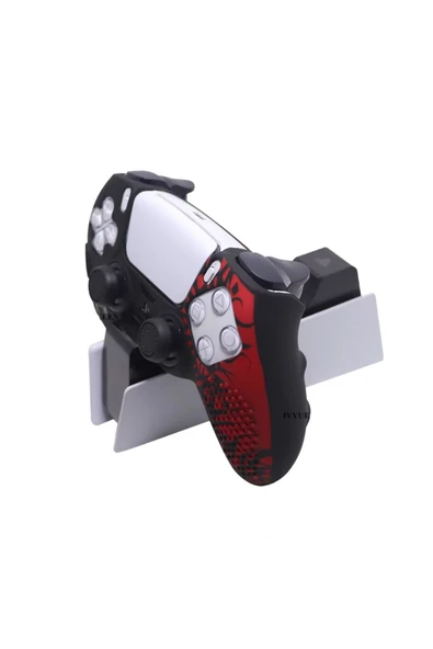 PS5 Dualsense Spider-Man Koruyucu Silikon Kılıf + Analog silikon Koruyucu - 5