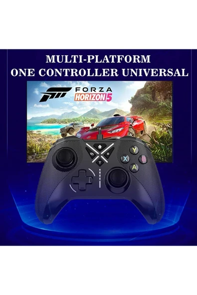 PC Kablolu USB Gamepad Windows 10/11 Uyumlu 3,5 mm Ses Jaklı Makro ve Turbo Tuşlu Oyun Kolu - 5
