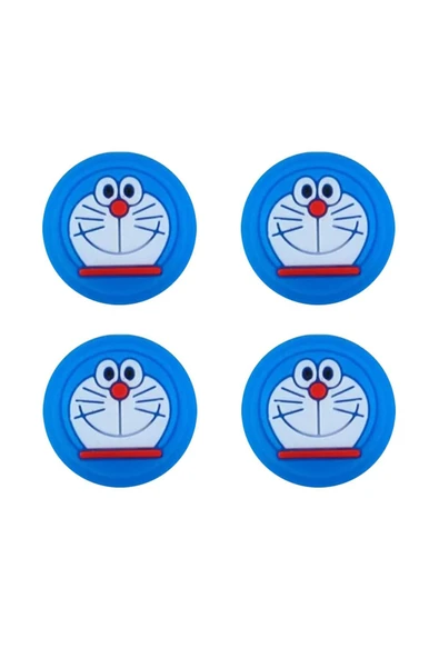 Doreamon  PS5/PS4/PS3/Xbox One/One X/One S/Series X/Series S 3D Analog silikon Koruyucu -4 Adet