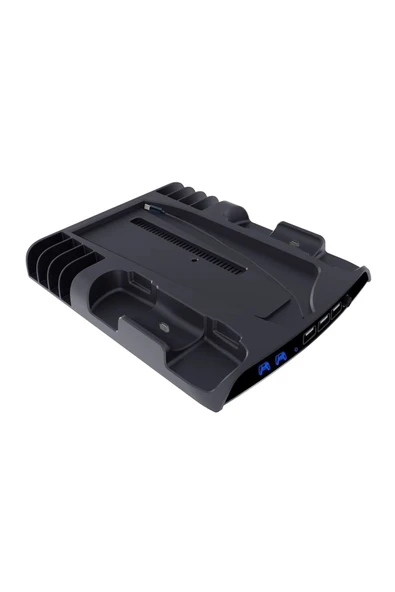 P5D-002 PS5 Slim Disk/PS5 Slim Dijital Uyumlu Stand Şarj Cihazı Soğutucu Fan - 4
