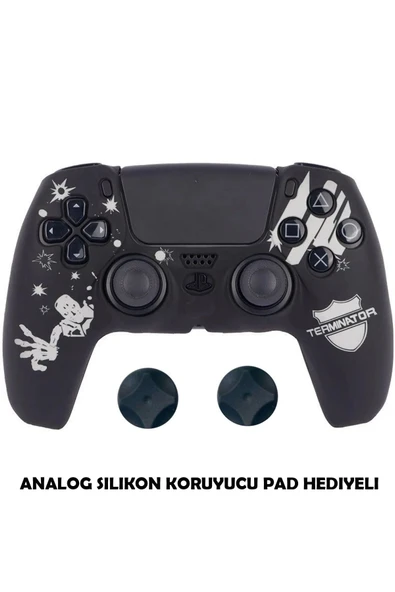 PS5 Dualsense Koruyucu Silikon Kılıf + Analog Silikon Koruyucu