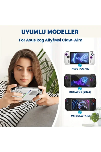 Ekran koruyucu  ROG Ally X uyumlu [7 inç]  Nano 9H Cam Ekran Koruyucu-2 Adet - 5