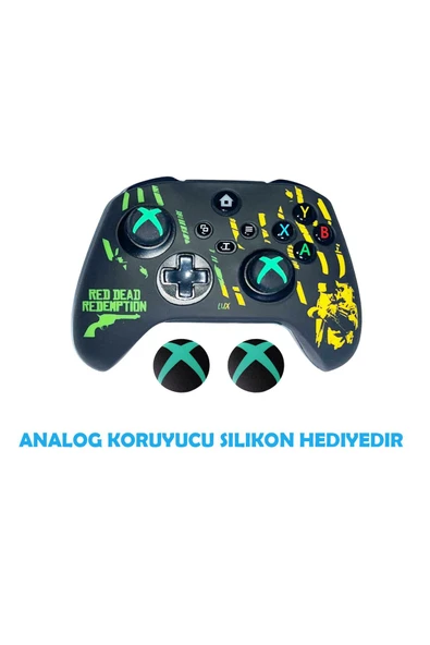 Xbox Series S/Series X Red Dead Redmeption  Koruyucu Silikon Kılıf + Analog silikon Koruyucu - 2
