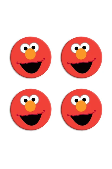 Elmo  PS5/PS4/PS3/Xbox One/One X/One S/Series X/Series S 3D Analog silikon Koruyucu -4 Adet