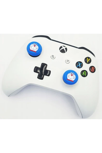 Doreamon  PS5/PS4/PS3/Xbox One/One X/One S/Series X/Series S 3D Analog silikon Koruyucu -4 Adet - 4