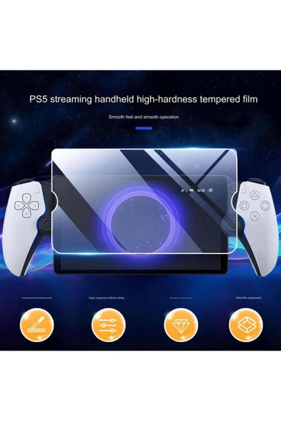 IINE Playstation Portal Temperli Yüksek Çözünürlüklü Anti Parmak İzi Önleyici Ekran Koruyucu - 4