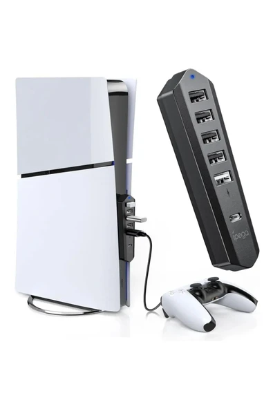 PG-P5S003 PS5 Slim Disk / Dijital 6in1 USB Hub Çoklayıcı Adaptörü