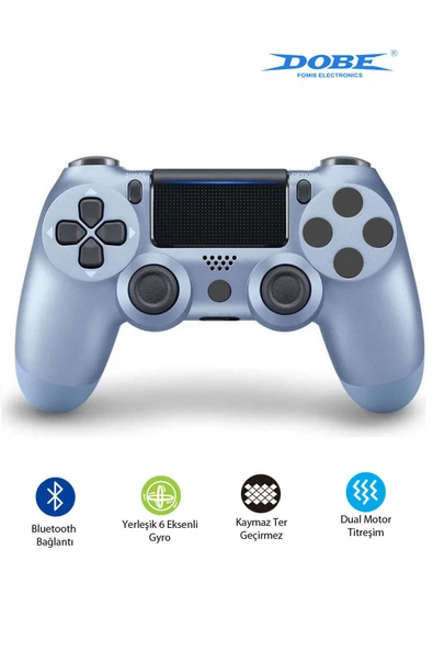 PS4-PC-Android BOX-Android-IOS Telefon Tablet Uyumlu Titreşimli Bluetooth Oyun Kolu