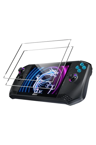 MSI Claw A1M 7 Inç uyumlu [7 inç] Nano 9H Cam Ekran Koruyucu-2 Adet