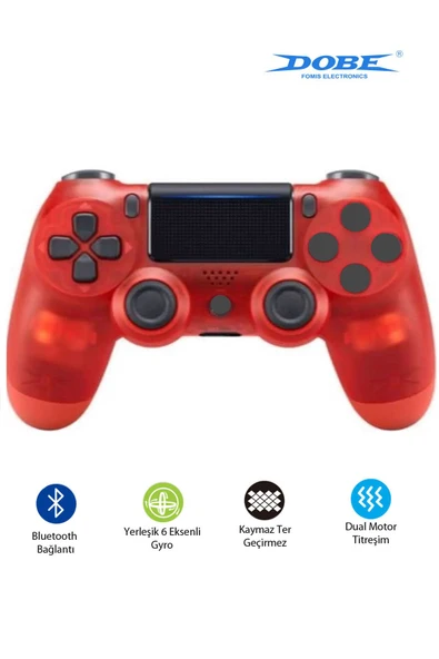 PS4-PC-Android BOX-Android-IOS Telefon Tablet Uyumlu Titreşimli Bluetooth Oyun Kolu