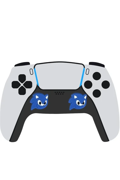 Sonic  PS5/PS4/PS3/Xbox One/One X/One S/Series X/Series S 3D Analog silikon Koruyucu -4 Adet - 2