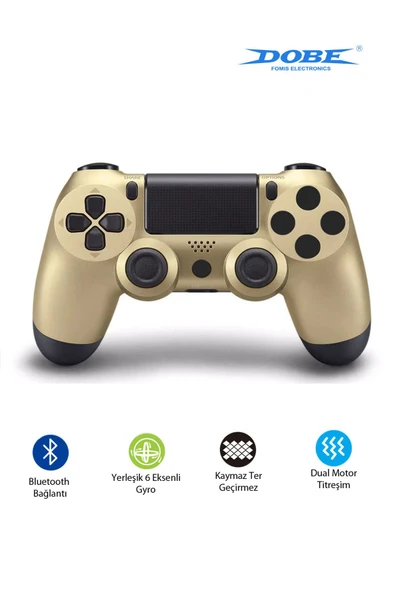 PS4-PC-Android BOX-Android-IOS Telefon Tablet Uyumlu Titreşimli Bluetooth Oyun Kolu
