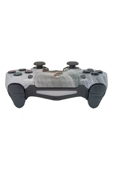 PS4-PC-Android BOX-Android-IOS Telefon Tablet Uyumlu Desenli Titreşimli Bluetooth Oyun Kolu - 2