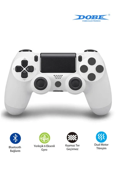 PS4-PC-Android BOX-Android-IOS Telefon Tablet Uyumlu Titreşimli Bluetooth Oyun Kolu