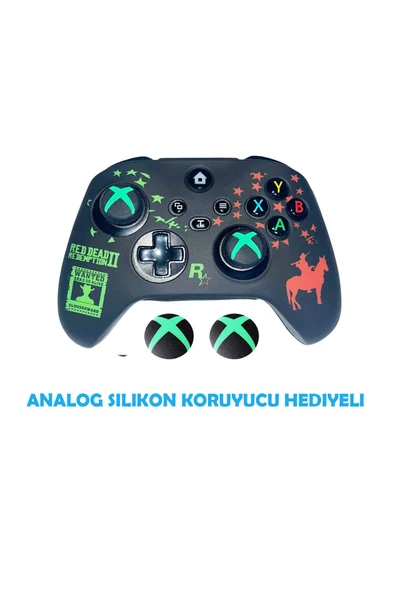 Xbox Series S/Series X  Red Dead Redemption Koruyucu Silikon Kılıf + Analog silikon Koruyucu - 2