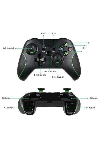 PS3/PS4 ve PC Uyumlu Kablosuz Şarjlı 2.4Ghz Wireless Oyun Kolu - 2