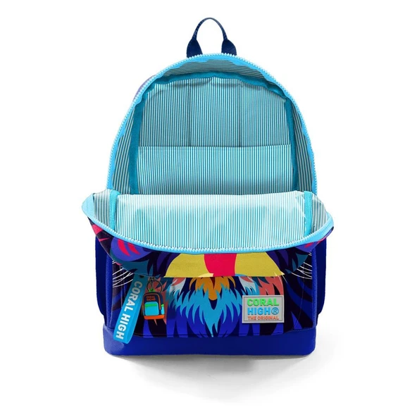 Coral High 2li Set Aslan Desenli Okul Çantası Beslenme 23741 - 4