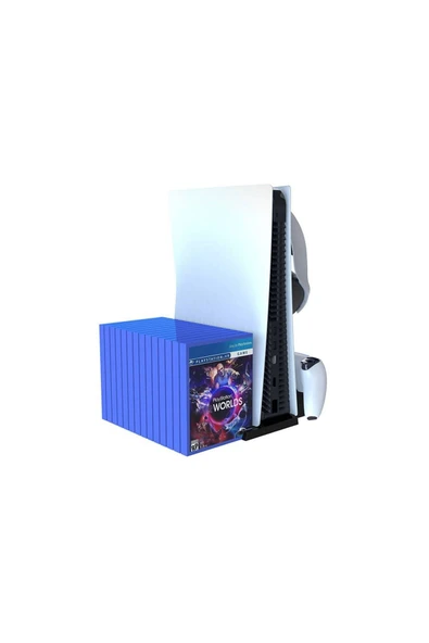 PG-P5009 PS5 ve Aksesuarları için Çok İşlevli 5in1  Multi Stand - 3