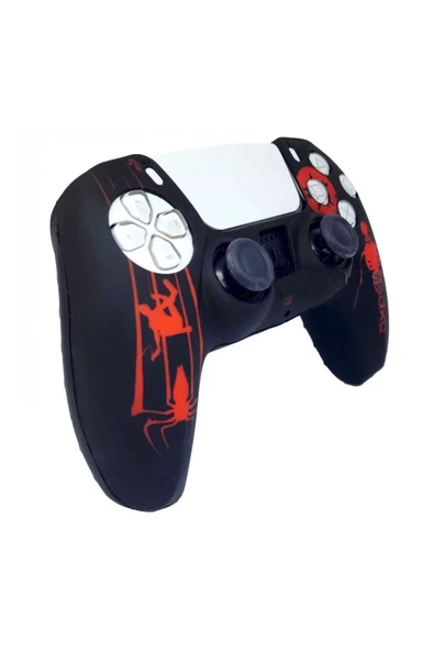 PS5 Dualsense Spider Man 2  Koruyucu Silikon Kılıf + Analog silikon Koruyucu - 3