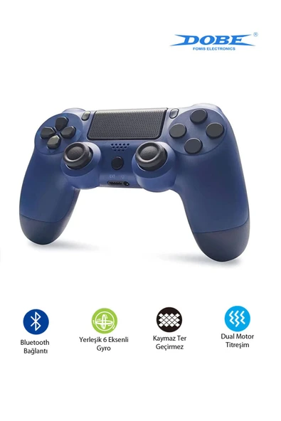PS4-PC-Android BOX-Android-IOS Telefon Tablet Uyumlu Titreşimli Bluetooth Oyun Kolu