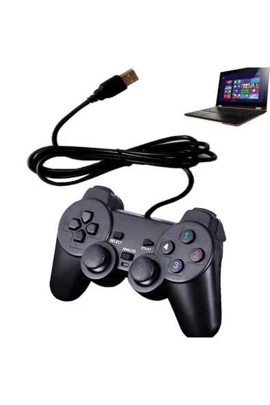 Pc Usb Kablolu Analaog Double Titreşimli Oyun Kolu