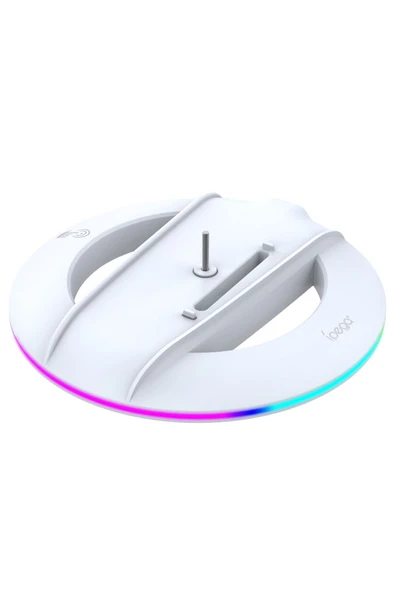 P5S025S PS5 SlimUyumlu Beyaz için RGB'li Dikey Stand - 4