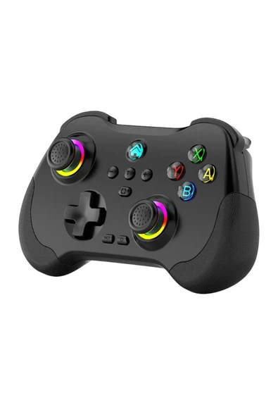 Z01 PC/PS4/PS3/IOS Switch Android Telefon TV Tablet Titreşimli RGB Bluetooth Joystick Gamepad