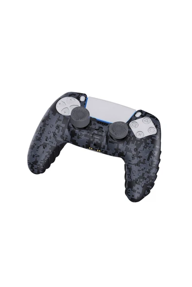 PS5 Dijital Kamuflaj Silikon Koruyucu kılıf ve Analog Koruyucu