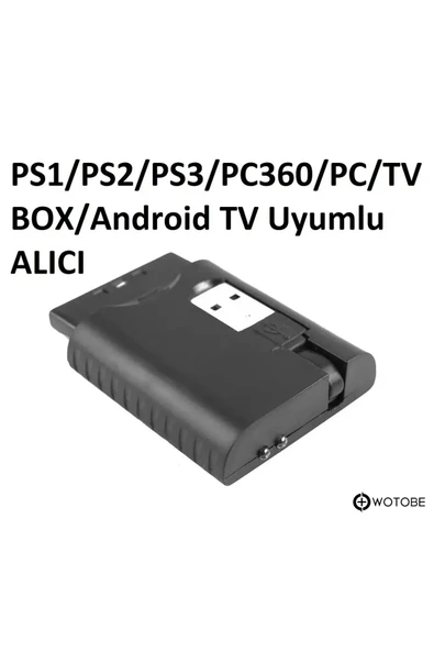 2.4g Ps1 Ps2 Ps3 Pc Android Tv Tv Box Android Telefon Uyumlu Titreşimli Kablosuz Joystick - 4