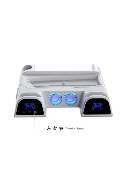 Tp5-3532b Ps5 Slim Ve Tüm Ps5 Modeller Ile Uyumlu Multi Fonksiyon Soğutma Ve Şarj Ünitesi - 8