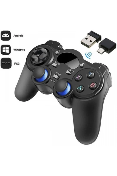 Kablosuz 2.4g Gamepad Oyun Kolu Ps3,pc,android Akıllı Tv,tablet,kablosuz Oyun Kolu - 2