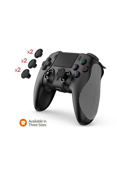 TP4-0421 PS4 6 Eksen yönlü Dual Titreşimli Bluetooth Ergonomik Oyun Kolu - 6