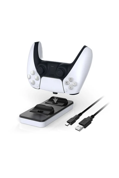 Playstation 5 Dualsense Oyun Kolu Şarj Istasyonu - 5