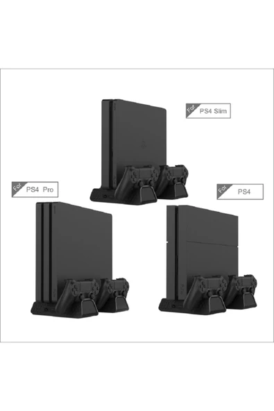 TP4-882C Multi Fonksiyonel Tüm PS4 Modeller ile Uyumlu Soğutma ve Şarj İstasyonu - 7