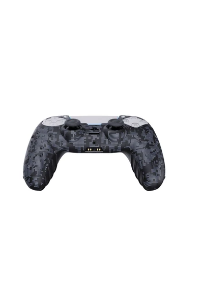 PS5 Dijital Kamuflaj Silikon Koruyucu kılıf ve Analog Koruyucu - 5