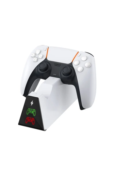 PS5 Dobe Dual Dock Gamepad Göstergeli Şarj Stand/TP5-0518B - 3